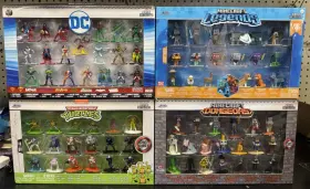 32329 Jada Toys Metalfigs Dc Minecraft Legends Dungeons Ninja Turtles Lot Of 4