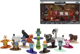 33694 Jada Toys Minecraft Caves And Cliffs 1.65 Inch 18-pack Series 8 Die-cast Figures For