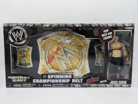 Jakks Pacific 039897915500 2006 Wwe Spinning Championship Belt With John Cena Action Figure