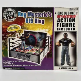 Jakks Pacific 039897915579 Wwe Rey Mysterio 619 Ring With Exclusive Figure 2005