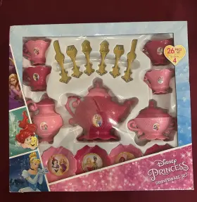 Jakks Pacific 039897990217 New Disney Princesses Dinnerware Sets 24 Piece Set