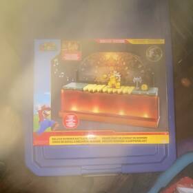 Jakks Pacific 1353kt01 Super Mario Bros. Deluxe Bowser Battle Playset Light Up Figures