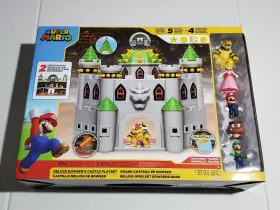 Jakks Pacific 192995405905 Super Mario Bowsers Castle Includes Luigi Bowser Princess Peach