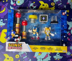 Jakks Pacific 192995409255 New Sonic The Hedgehog Classic Figure Diorama Set 2.5 Inch 11e