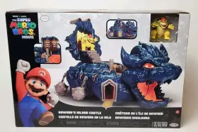 Jakks Pacific 192995418042 Nintendo The Super Mario Bros Movie Bowsers Island Castle Playset New