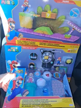 Jakks Pacific 192995426351 Super Mario Spinning Spirit House Playset Lot And Diorama Set New Sealed