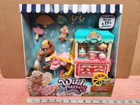 Jakks Pacific 192995723313 Wild Manes Inch Cheries Tea And Treats Toy Playset Poseable Horse 17 Pieces New