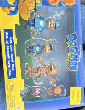 Jakks Pacific 19736 Dog Man Figure Pack Playset 5 Articulated Cartoon Characters 2023
