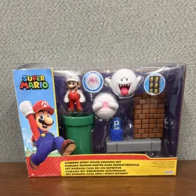 2375kt01 Jakks Pacific Super Mario Spinning Spirit House Playset Boo Figures