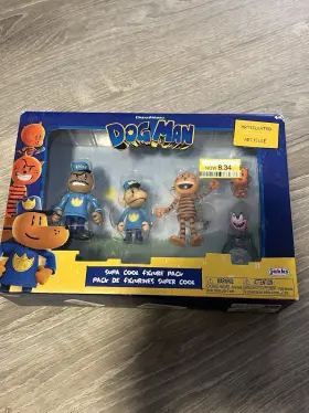 3324bio1 Jakks Pacific Dog Man Supa Coo Figure Playset