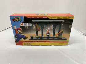 40017 Jakks Pacific World Of Nintendo Interactive Super Mario Lava Castle Playset 7-pieces B4