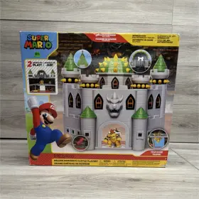 40020 Jakks Pacific Super Mario Bros. Bowsers Castle Playset With Bowser Figure