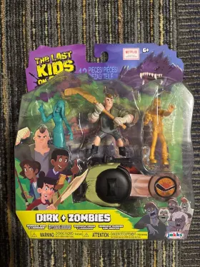 40278 Jakks Pacific The Last Kids On Earth Toys Dirk Zombies Action Figure Hero Pack Playset