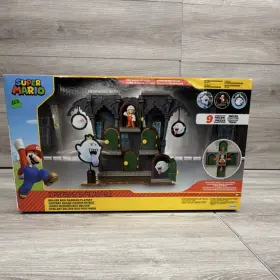 40428 Jakks Pacific Super Mario Bros. Boo Mansion Playset And Figures