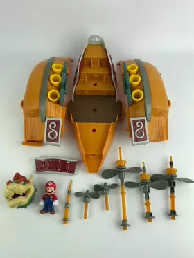 40429 Jakks Pacific Super Mario Deluxe Bowsers Airship Playset With Sounds And Figure Ships Fast