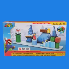 40619 Jakks Pacific Nintendo Super Mario Deluxe Frosted Glacier Playset 2022 Box Wear