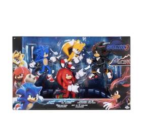 Jakks Pacific 40920 Sonic The Hedgehog 3 5 Action Figures Set 4 Pk Superhero Comic Animation