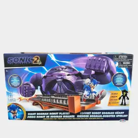 41273 Jakks Pacific New Sonic The Hedgehog 2 Giant Eggman Robot 5-inch Playset With Exclusive Figure