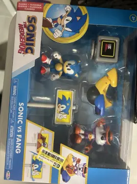 414761 Jakks Pacific Sonic The Hedgehog Vs Fang Boxed Playset With Figures And Accessories