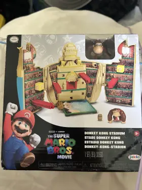 41803 Jakks Pacific The Super Mario Bros Movie Donkey Kong Stadium With Figurine