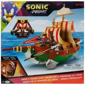 419184 Jakks Pacific Sonic The Hedgehog Prime Angels Voyage Ship Action Figure Playset