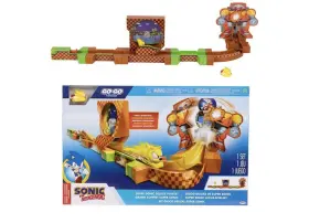 42334 Jakks Pacific Sonic Go Racers Deluxe Playset And Diecast Super Figure