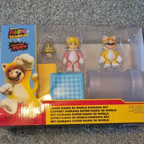 42434 Jakks Pacific Super Mario Bros. Cat Peach Playset Figures