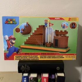 42435 Jakks Pacific Super Mario Course Play Set With Figures And Castle New But Damaged Box