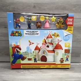 70843 Jakks Pacific Super Mario Bros. Mushroom Kingdom Castle Playset With Figures