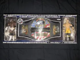 80912 Jakks Pacific Rare Wwe U.s. Championship Belt Booker T Chris Benoit Set