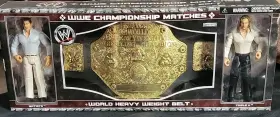 87932 Jakks Pacific Wwe World Heavyweight Belt Playset Batista Triple H Figures