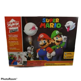 Fmt-hween21 Jakks Pacific Super Mario Treats At Home Halloween 21 Pc Toy Set Figures And Invites By
