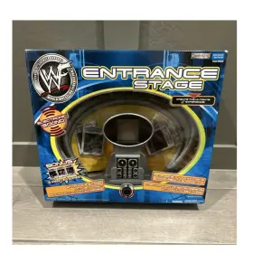 W99550 Jakks Pacific Wwf Entrance Stage Playset Electronic Sound Light Up Video Scenes