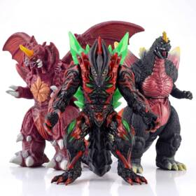 Jaykenixo B0bkkpglgf 3pcs Dragons Figures Monsters - 15 12 Head-to-tail Large Movable