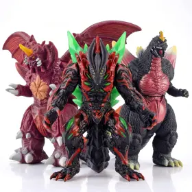 B0bkkpglgf Jaykenixo 3pcs Dragons Figures Monsters - 15 12 Head-to-tail Large Movable
