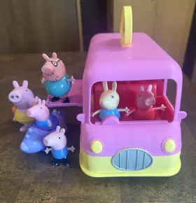 Jazwares 010993917907 Peppa Pig Peppas Adventures Ice Cream Truck With 6 Characters Tested Works