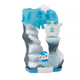 087-26-0095 Jazwares Pok Mon Select Snowy Hill Glacier Environment Display 2 Figures