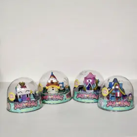 Jazwares 191726008514 Nanables Lot Of 4 -fireside Books Gilded Wing Donut Diner And Sparkle Day Spa