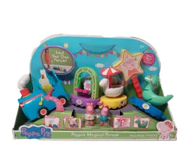 Jazwares 191726008644 Peppa Pig Peppas Magical Parade Playset With Magic Wand And Figures New