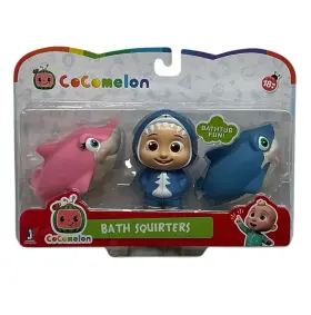 Jazwares 191726381518 Cocomelon Jj Bath Time Toy Squirters Playset Jazware Bathtub Fun Ages 18 Mos