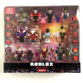 Jazwares 191726455707 New Roblox Classics Series 7 Playset 12 Virtual Item Codes Figures
