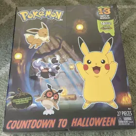 Jazwares 191726481447 New Pok Mon Countdown To Halloween Calendar 16 Gifts Figures