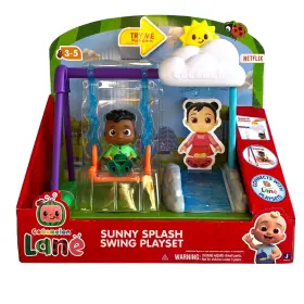 Jazwares 191726491521 Cocomelon Lane Sunny Splash Swing Playset
