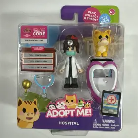 Jazwares 191726499121 Adopt Me Hospital 5 Piece Play-set With Task Board And Virtual Code