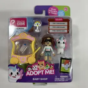 Jazwares 191726708421 Adopt Me 5 Pc Play-set Baby Shop With Task Board And Virtual Code