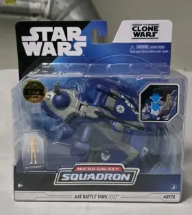 0176 Jazwares 191726799153 Star Wars Micro Galaxy Squadron Series 8 Aat Battle Tank #0176 Chase 1 Of 5000