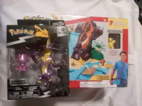 4689805 Jazwares Pokemon Carry Case Volcano Playset With Pikachu And Bonus Characters