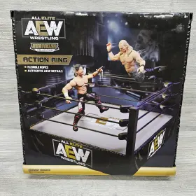 Aew0065 Jazwares Aew All Elite Wrestling Unrivaled Action Ring Flexible Ropes Authentic New 2024