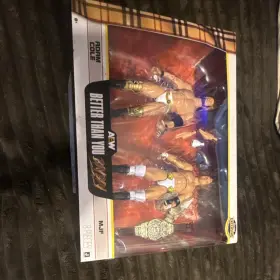 Aewexcl2023 Jazwares Aew Adam Cole And Mjf Action Figure Playset 8pc With Belt Hands