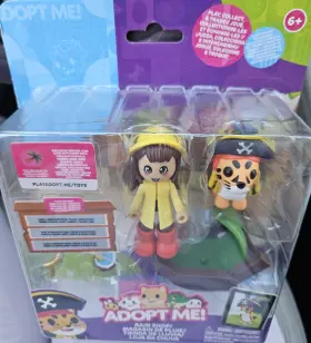 Jazwares Af2-#126 Adopt Me Rain Shop Playset Visitor Maya And Captain Fluffy